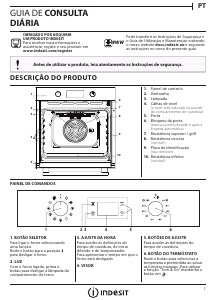 Manual Indesit IFW 3844 P IX Forno