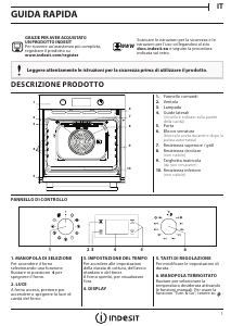 Manuale Indesit IFW 3844 P IX Forno