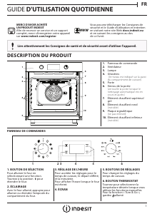 Mode d’emploi Indesit IFW 3844 P IX Four