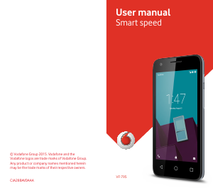 Handleiding Vodafone VF-795 Smart Speed Mobiele telefoon