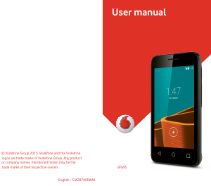 Manual Vodafone VF695 Mobile Phone