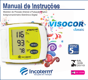 Manual Incoterm Visocor Classic Medidor de pressão