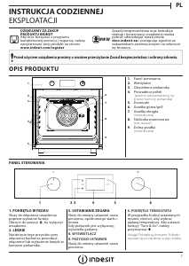 Instrukcja Indesit IFW 4841 JH BL Piekarnik