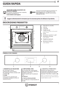 Manuale Indesit IFW 4841 JH BL Forno