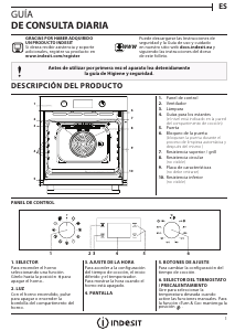 Manual de uso Indesit IFW 4841 P BL Horno