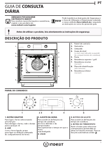 Manual Indesit IFW 4844 H WH Forno