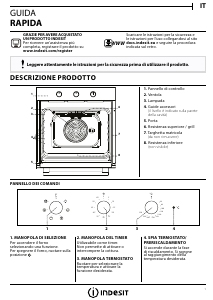 Manuale Indesit IFW 5530 IX Forno