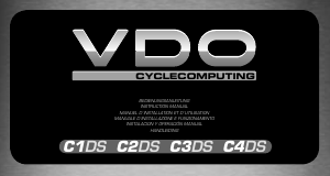 Handleiding VDO C2DS Fietscomputer