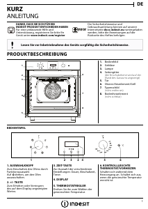 Bedienungsanleitung Indesit IFW 55Y4 IX Backofen