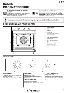 Bruksanvisning Indesit IFW 5834 IX Ugn