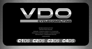 Manual VDO C3DS Cycling Computer