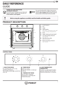 Manual Indesit IFW 5834 IX Oven