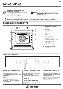 Manuale Indesit IFW 5841 JP IX Forno