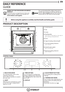 Manual Indesit IFW 5844 C IX Oven