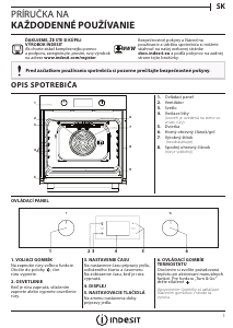 Návod Indesit IFW 5844 JH IX Rúra