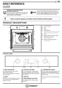 Manual Indesit IFW 5844 JH IX Oven