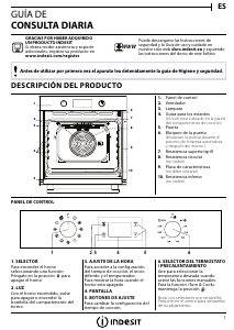 Manual de uso Indesit IFW 5844 JP IX Horno