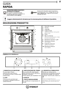 Manuale Indesit IFW 5844 JP IX Forno
