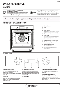 Manual Indesit IFW 5844 P IX Oven