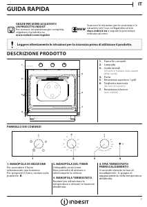 Manuale Indesit IFW 6230 BL Forno