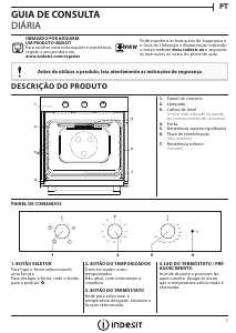 Manual Indesit IFW 6230 BL Forno