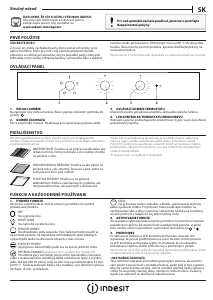 Návod Indesit IFW 6230 BL Rúra
