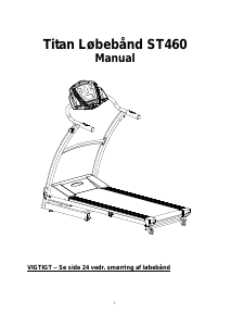 Brugsanvisning Titan Fitness ST460 Løbebånd