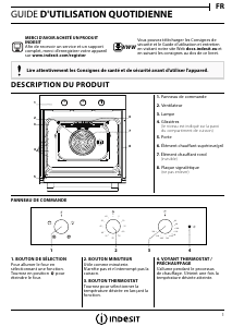 Mode d’emploi Indesit IFW 6330 IX UK Four