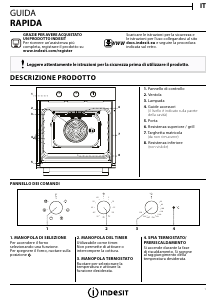 Manuale Indesit IFW 6530 BL Forno