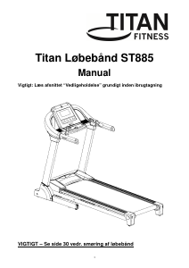 Brugsanvisning Titan Fitness ST885 Løbebånd