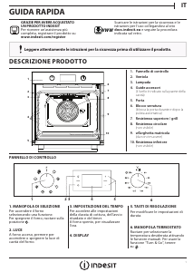 Manuale Indesit IFW 6540 P IX Forno