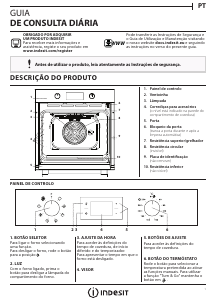 Manual Indesit IFW 6540 P IX Forno