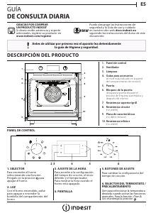 Manual de uso Indesit IFW 6540 P IX Horno