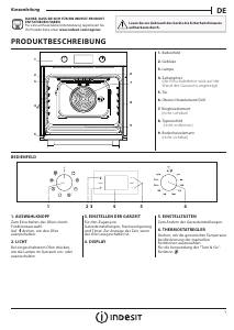 Bedienungsanleitung Indesit IFW 6544 IX Backofen