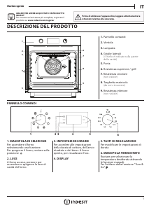 Manuale Indesit IFW 6544 IX Forno