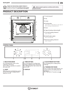 Manual Indesit IFW 6544 IX.1 Oven