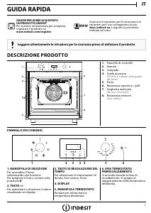 Manual Indesit IFW 65Y0 IX Cuptor