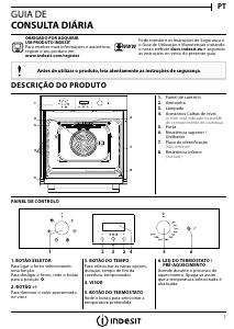 Manual Indesit IFW 65Y0 IX Forno