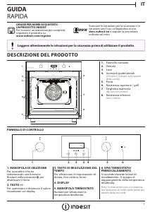 Manuale Indesit IFW 65Y0 J IX Forno