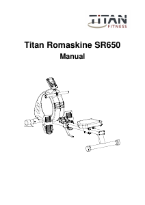 Brugsanvisning Titan Fitness SR650 Romaskine