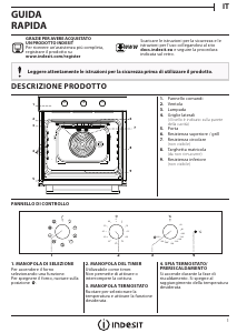 Manuale Indesit IFW 6834 WH Forno