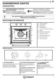 Εγχειρίδιο Indesit IFW 6834 WH Φούρνος