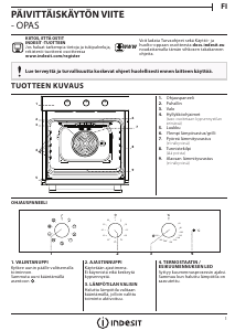 Käyttöohje Indesit IFW 6834 WH Uuni