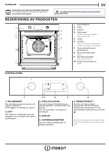 Bruksanvisning Indesit IFW 6841 JP IX Ugn