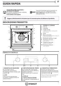 Manuale Indesit IFW 6841 JP IX Forno