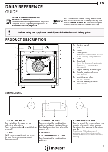 Manual Indesit IFW 6841 JP IX Oven