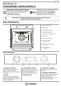 Instrukcja Indesit IFW 6844 C IX Piekarnik