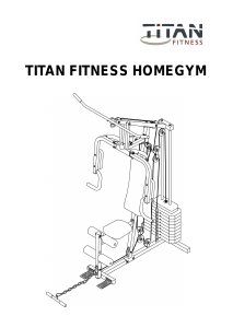Brugsanvisning Titan Fitness Homegym Multistation