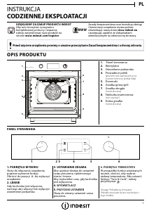 Instrukcja Indesit IFW 6844 JC BL Piekarnik