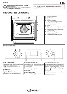 Handleiding Indesit IFWS 3841 JH IX Oven